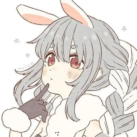 qq头像女生兔子耳朵 女生头像图片大全 -【爱个性】